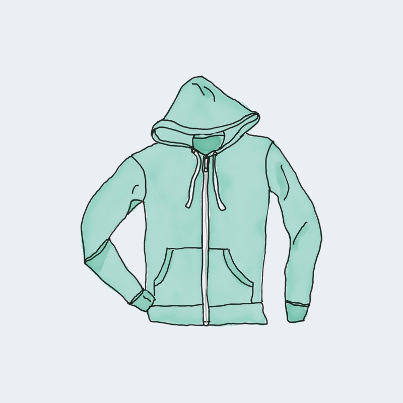 Premium Cotton Blend Hooded Sweatshirt