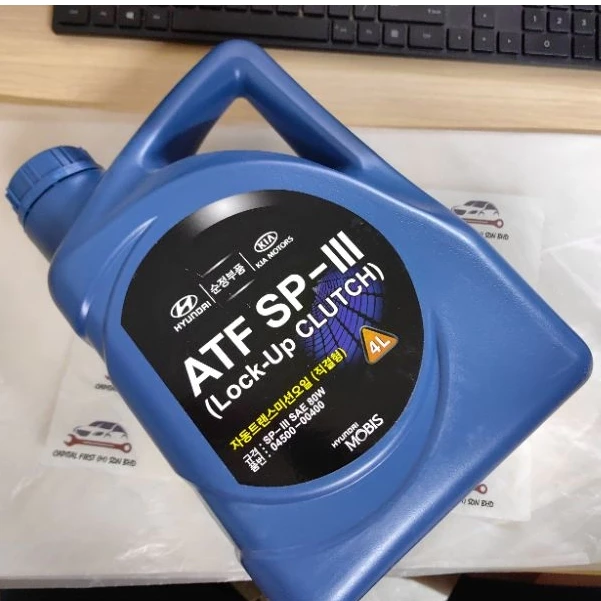 KiaHyundai ATF SP-III SP3 4L MATRIX ELANTRA SONATA GETZ NAZA CITRA RIA KIA SPECTRA SEPHIA FORTE CAREN AUTO OIL Fluid